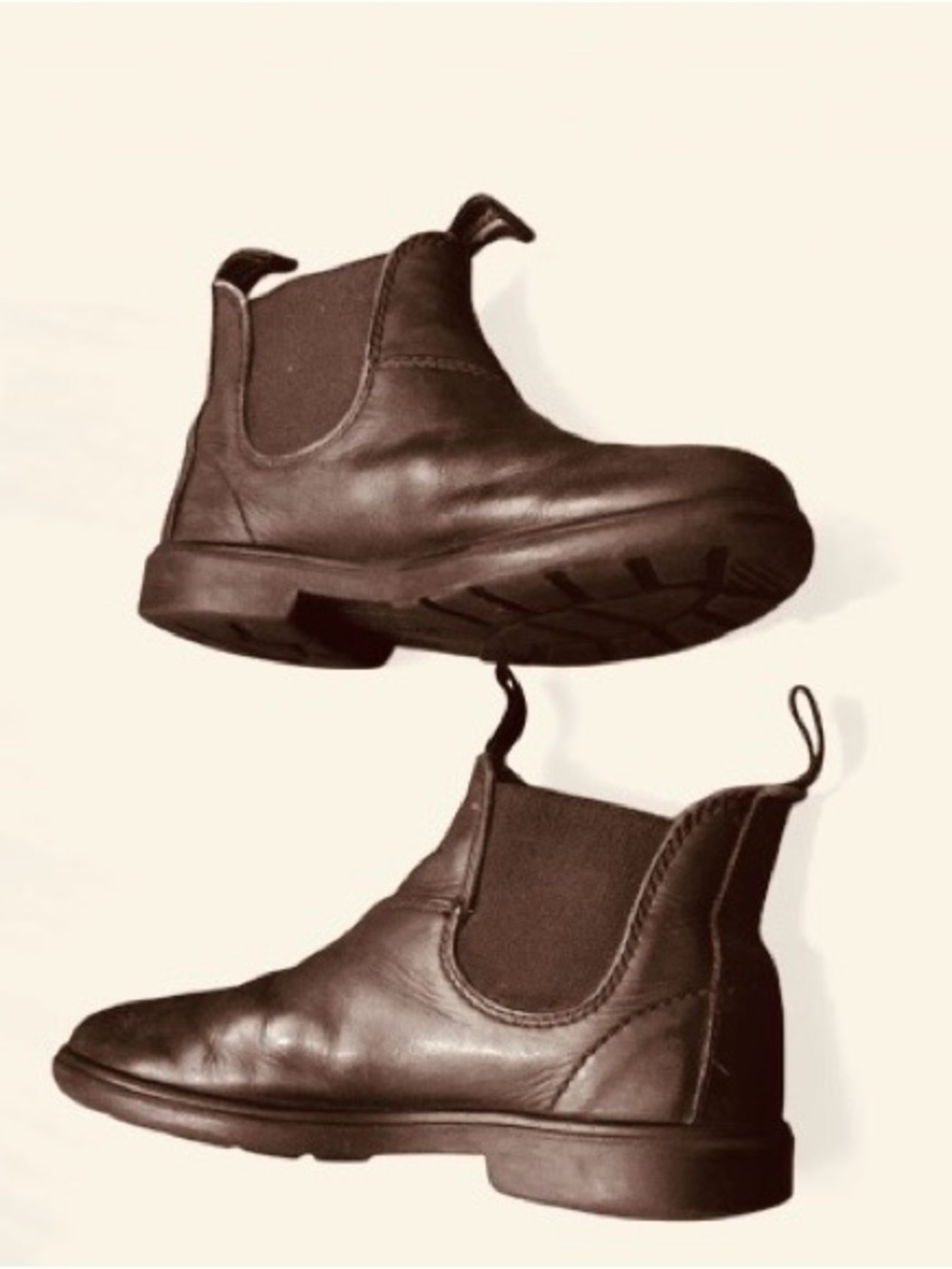 Blundstone Chelsea Brown Oil Acid Resistant Boots Size 3